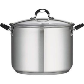 Tramontina 16 Quart Stainless Steel Covered Stock Pot