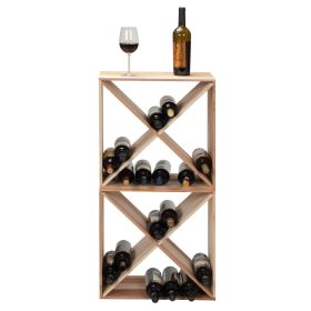 24 Bottle Modular Wine Rack-2 pcs