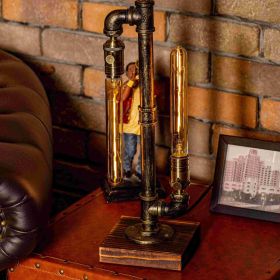 Phantom Steampunk Handmade Vintage Adjustable Pipe Lamp